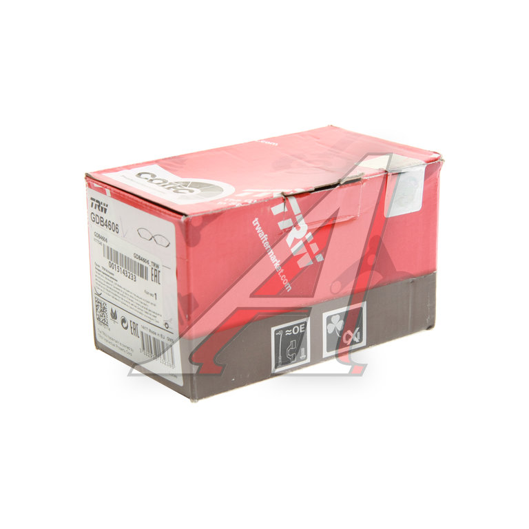GDB4606 Колодки тормозные CHEVROLET Spark (10-) передние (4шт.) TRW ...