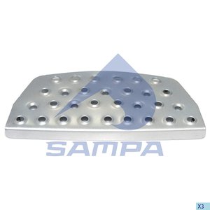 Подножка MAN TGA,TGS,TGX левая/правая (железная) SAMPA 18200056, 81615105187