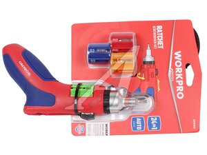 Отвертка пистолет реверс автмат смена бит WORKPRO WP221048