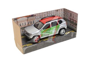 Модель автомобиля RENAULT Duster ДОСТАВКА металлическая 12см ТЕХНОПАРК DUSTER-12-VKU, 340045