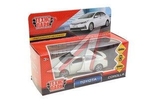 Модель автомобиля TOYOTA Corolla металлическая 12см белая ТЕХНОПАРК COROLLA-WT, 268483