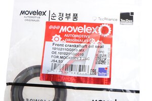 Сальник коленвала МОСКВИЧ 3 JAC JS4,S3 передний MOVELEX 1010211GG010-MX, 1010211GG010
