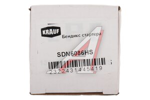 Привод стартера TOYOTA Avensis (00-03),Caldina (92-02) (бендикс) KRAUF SDN6086HS, 47058, 28011-70020
