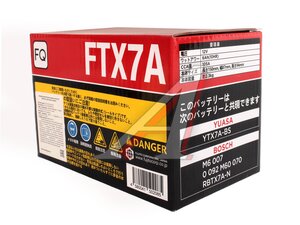 Аккумулятор FQ MOTO AGM 6А/ч 6СТ6 FTX7A-BS