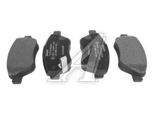 Колодки тормозные OPEl Corsa C,D передние (4шт.) DELPHI LP1989, GDB1700, 93169254/1605258
