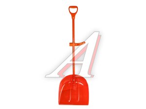 Лопата для снега Компакт 141*45*11см оранжевая LBPKN504