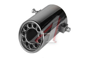 Насадка на глушитель d=63мм нержавеющая сталь Спорт-3 D1033