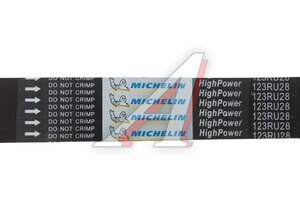 Ремень ГРМ HYUNDAI Tucson (04-) KIA Magentis (04-) (123х28) MICHELIN 123RU28