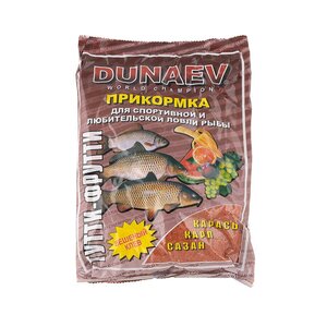 Прикормка DUNAEV КЛАССИКА 0.9кг Карп Тутти-Фрутти 934824, FLS032