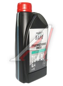 Масло трансмиссионное БАРС 75W90 GL-4 1л 215, БАРС
