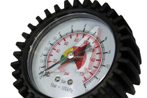 Манометр 10атм. с насадкой и шлангом АВТОДЕЛО 42302, 11054