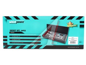 Набор головок 3/8" 24 предмета в кейсе WHIRLPOWER 254 4000122
