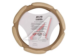 Оплётка руля (L) 39-41cм бежевая SP-426L-BE Comfort AVS A07058S
