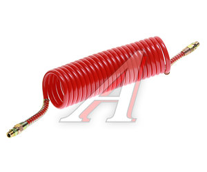 Шланг пневматический витой М16 L=7.5м (красный) ПРЕМИУМ AIR FLEX М16 L=7.5м (красный) (PA6) R, AIR FLEX М16 L=7.5м (красный)