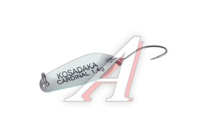Блесна колеблющаяся Trout Police CARDINAL 1.4г 25мм цвет AC02 KOSADAKA TL-CRD-AC02