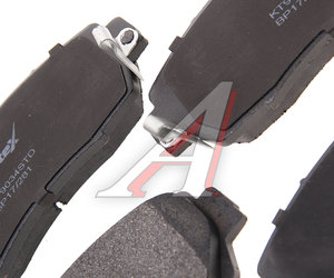 Колодки тормозные GREAT WALL Haval F7 передние (4шт.) KORTEX KT9034STD, 3501110XKY00A