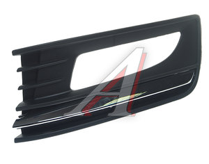 Накладка бампера VW Polo (10-) переднего левая NSP NSP086RU854661CRYP, 6RU854661CRYP