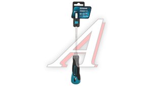 Отвертка шлицевая SL5.5х150мм двухкомпонентная ручка GROSS 12112