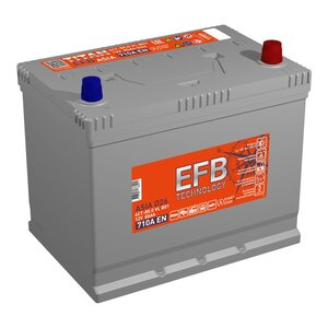 Аккумулятор ТИТАН EFB Asia 80А/ч обратная полярность 4607008888201, 6СТ80(0) D26L