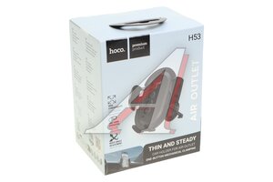 Держатель телефона на дефлектор HOCO H53 black, 00822