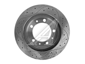 Диск тормозной УАЗ-3160,Хантер,Патриот перфорированный TR 3501077, 3160-3501076-02, 3160-3501076