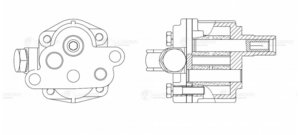 Насос масляный ГАЗ-53 LUZAR LOP0305, 53-11-1011010