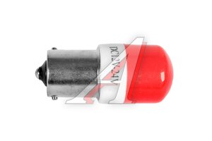 Лампа светодиодная 12V P21W BA15s 811519, LED 21W красная