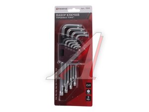 Набор ключей TORX T10-Т50 Г-образных 9 предметов THORVIK TK9S