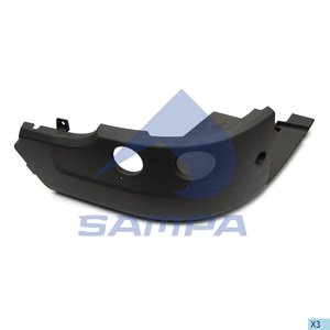 Бампер SCANIA передний левая часть SAMPA 18400286, 1884914
