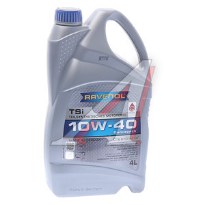 Масло моторное RAVENOL TSI 10W40 п/синт. ACEA A3/В4 4л 1112110-004-01-999, RAVENOL 10W40