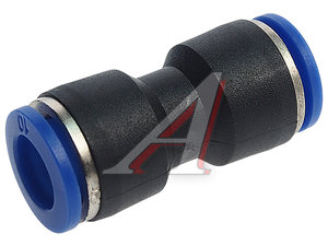 Соединитель трубки ПВХ,полиамид d=10мм прямой TOPCOVER T1059-9005, 07009315