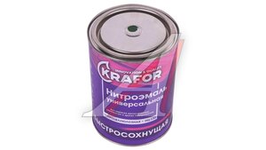 Краска зеденая НЦ-132 0.7 кг 26495, KRAFOR