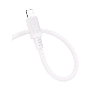 Кабель iPhone (5-) 2.4A 1м BOROFONE BX115 white, 00743