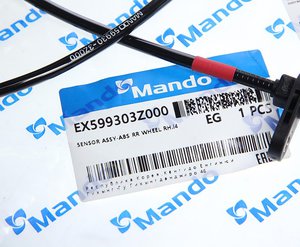 Датчик АБС HYUNDAI i40 (11-) колеса заднего правого MANDO EX599303Z000, 59930-3Z000