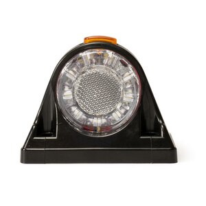 Фонарь габаритный красный/белый 12/24 светодиодный (с боковым желтым) AVTOELECTRICA GF4-75 AE, ГФ-15 AE