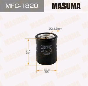 Фильтр масляный HONDA Accord (03-) MASUMA MFC-1820, ADH22114, 15400-RTA-004
