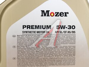 Масло моторное MOZER PREMIUM 5W30 A5/B5 синт.4л 4635390, MOZER 5W30