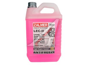 Антифриз розовый ZALMER ZR5000 A/F LEC-II 5кг LEC2005, ZALMER