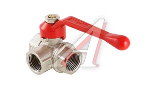 Кран шаровый трехходовой 1/2" VT.360.N.04