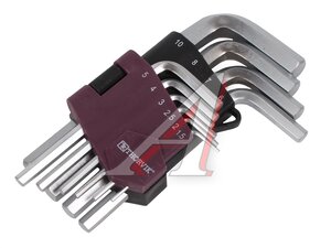 Набор ключей шестигранных 1.5-10мм удлиненных 10 предметов THORVIK HKS10S