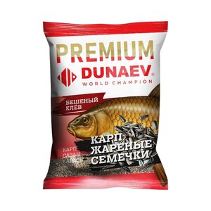 Прикормка PREMIUM 1кг Карп-Сазан Жареная семечка 953493, FLZ015