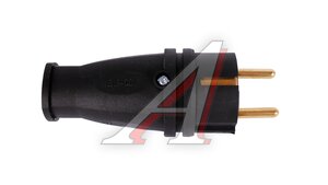 Вилка электрическая IP44 каучук c/з 16A ЭРА В16-001