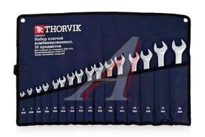 Набор ключей комбинированных 6-24мм 16 предметов в сумке THORVIK CWS0016