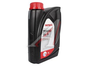 Масло трансмиссионное GL-5 75W80 синт.1л PATRON 75W80GL51LORIGINAL, PATRON 75W80