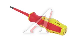 Отвертка крестовая PH 1.0х80мм диэлектрическая (сталь CrV) THORVIK SDPI180