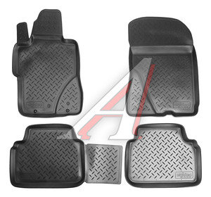 Коврик салона HONDA Civic 4D (06-12) полиуретан (4 предм.) NORPLAST NPL-Po-30-08