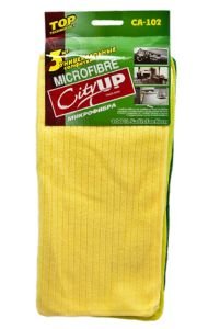 Салфетка микрофибра для сильных загрязнений 30х30см (3шт.) CITY UP CA-102-OLD, 01482