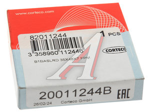 Сальник распредвала OPEL Astra,Corsa,Omega,Vectra передний CORTECO 20011244B, 702.269, 90285291