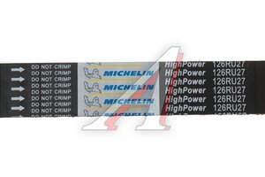 Ремень ГРМ RENAULT Laguna (2.0) MICHELIN 126RU27, 5550XS