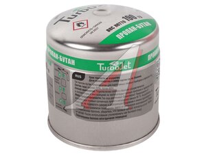 Газ бутан 190г прокалываемый (всесезонный) TURBOJET TJ190PB (190 грамм)